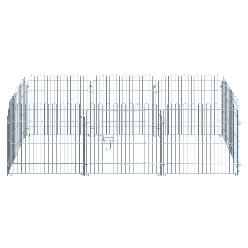 Free-Range Enclosure, 8-Part Puppy Playpen W63 x H60 cm