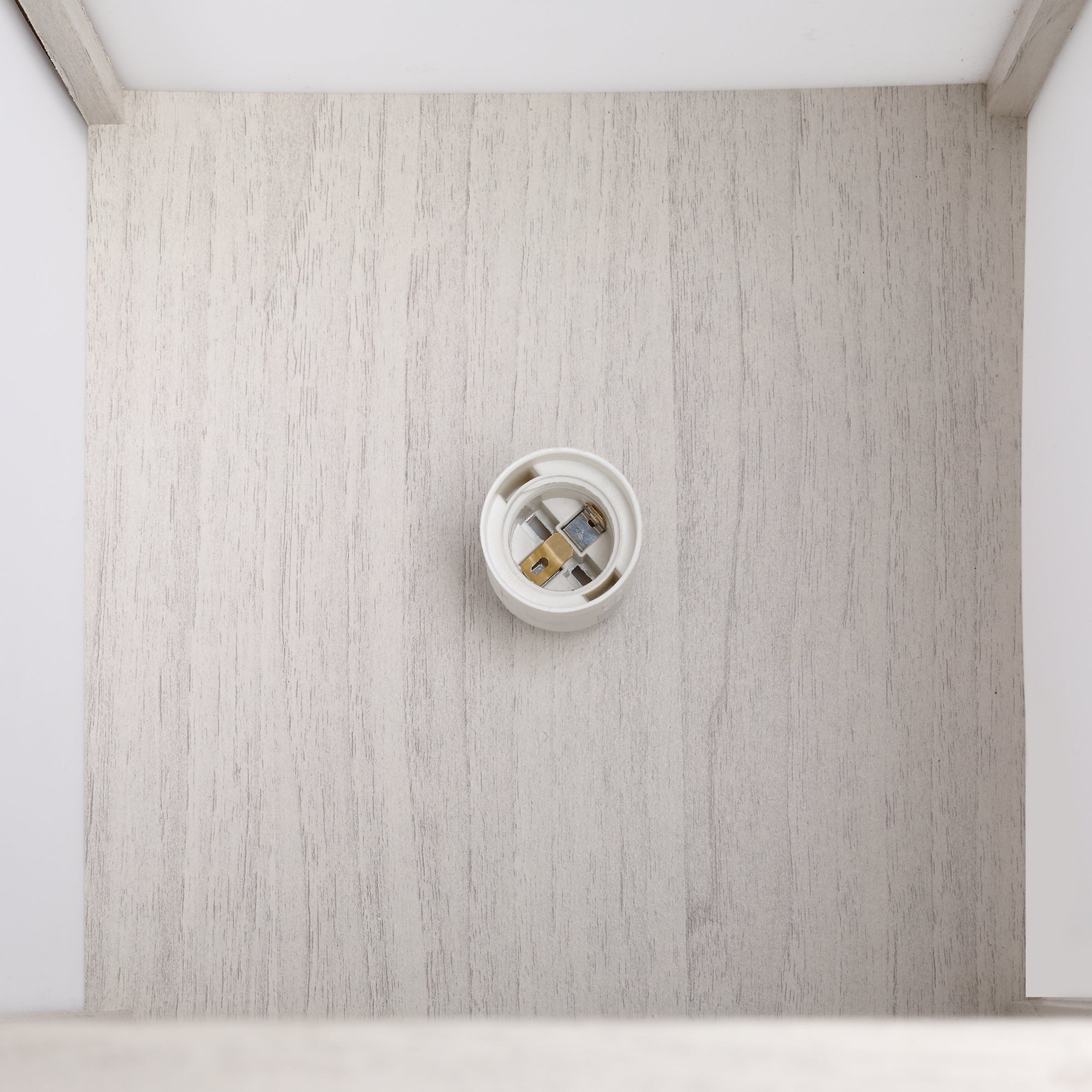 Floor lamp with 3 shelves, E27, up to 40W, oak white