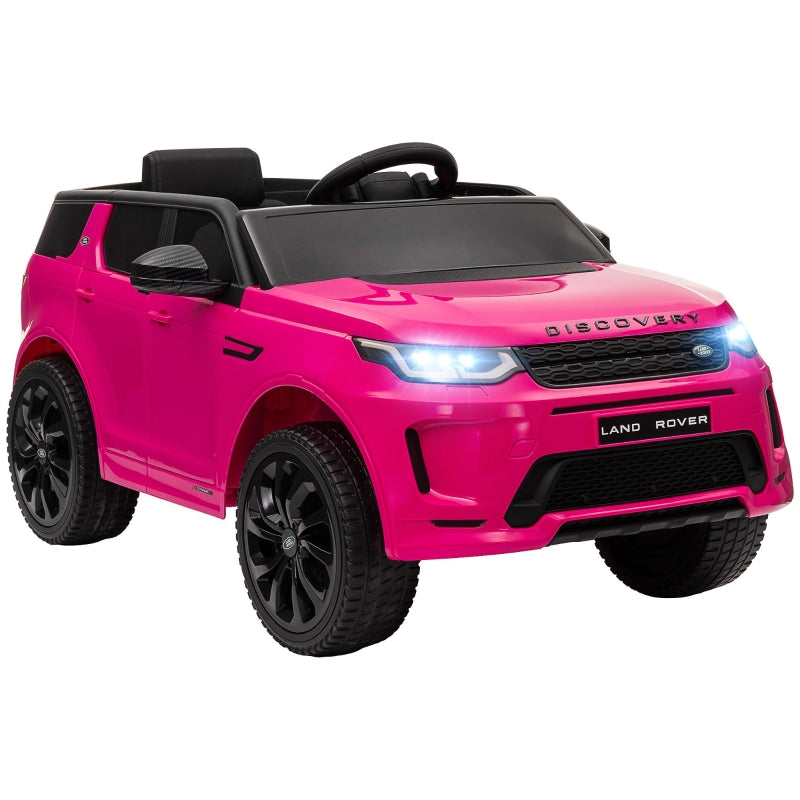 Licensed Land Rover Discovery Sport 12V Kids Ride on Car, Pink