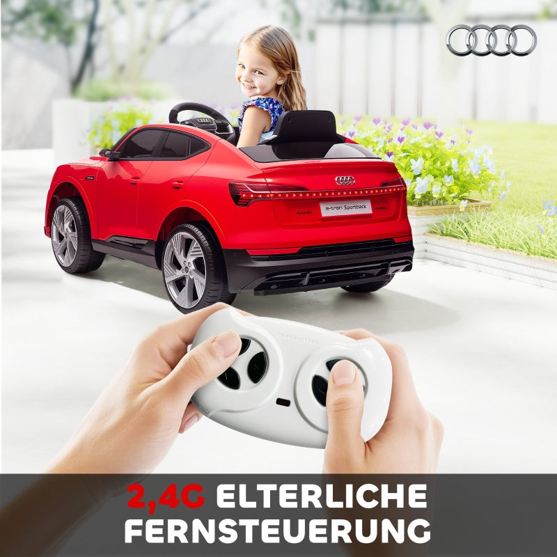 Children's Electric Car with Remote Control and Music Function, Red