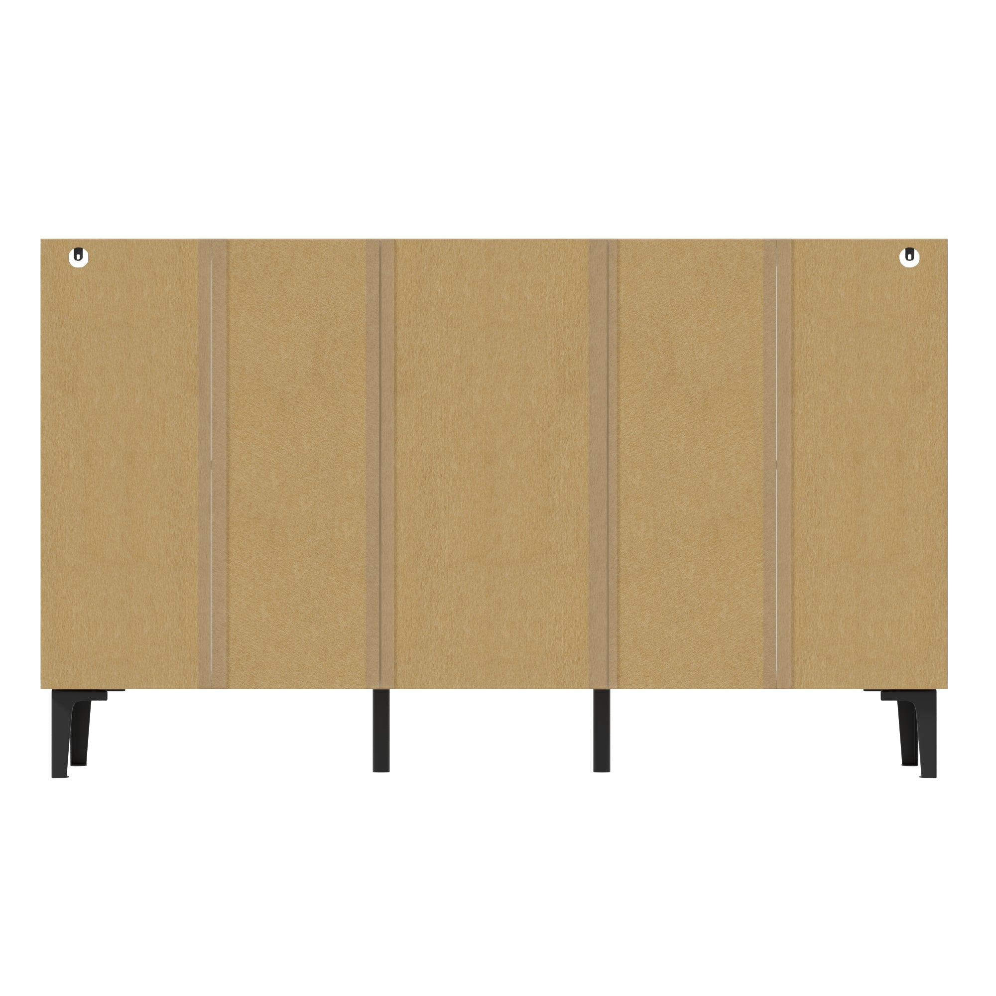Storage Cabinet 4 Doors 4 Drawers 160x36x94cm - Modern Wood