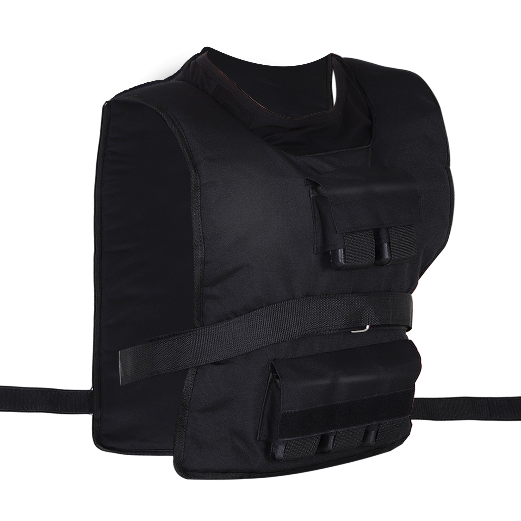 Training Vest 30 kg Adjustable Strength Oxford Iron Black