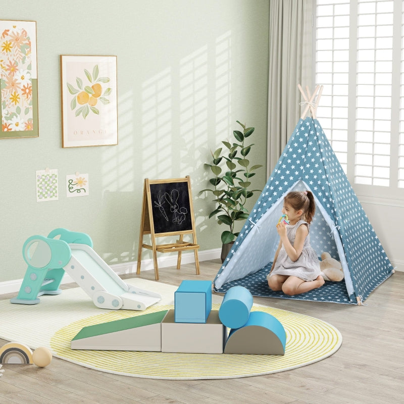 Building Blocks, 5 Piece Foam Soft & Safe for 1-3 Years, Artificial Leather & EPE