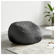 Bean Bag Chair Ultra Plush Memory Foam Leisure Reading Sofa Gray