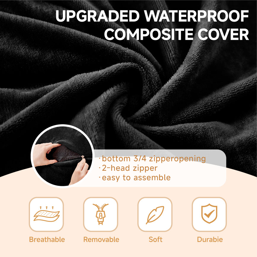 6FT Bean Bag Chair Sofa, Soft Comfortable Reading Chair for Adults