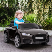 Kids Licensed Audi TT 12V Battery Remote Control Ride-On Car Black