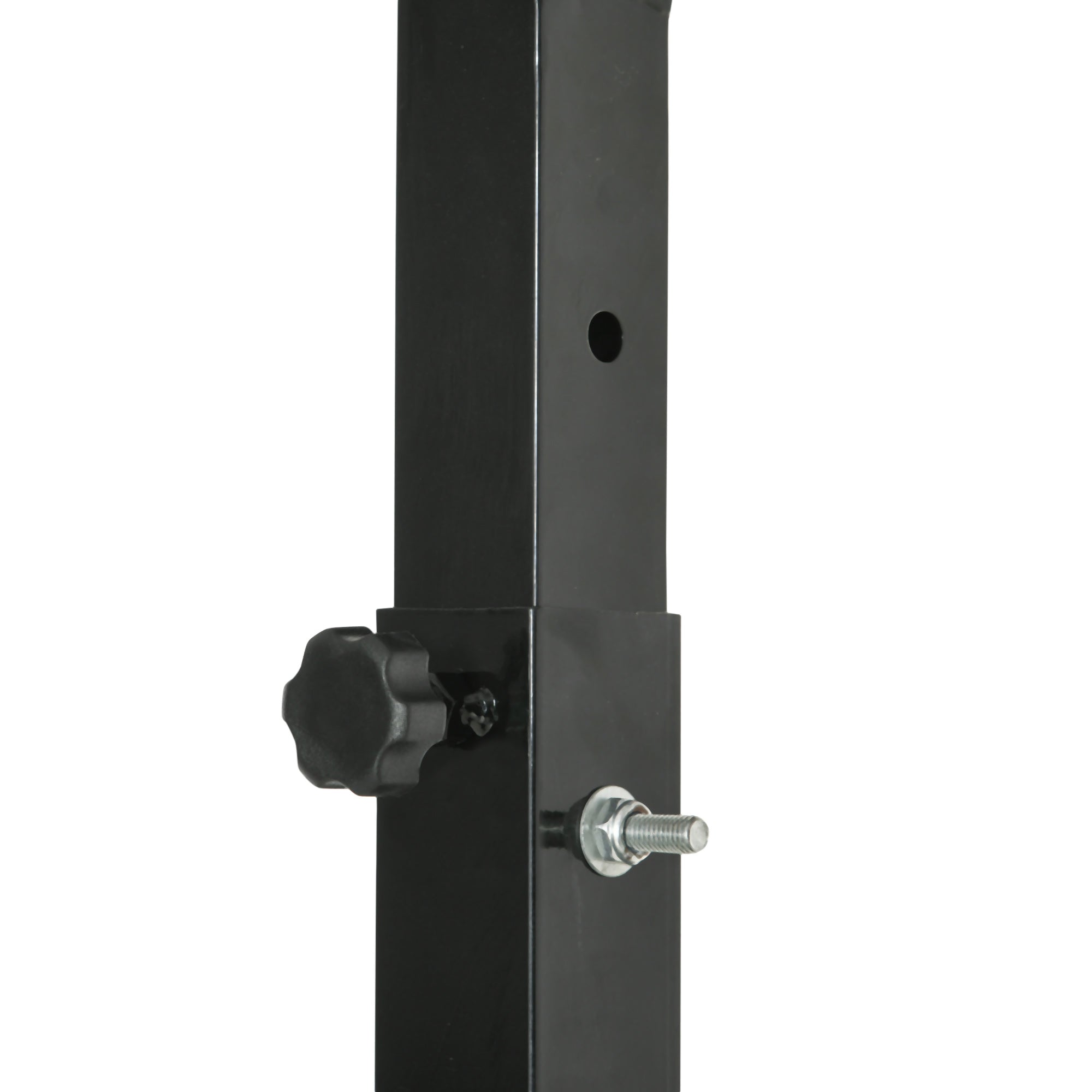 Basketball Hoop, Height Adjustable, Rolling Function, Stable Stand, Black