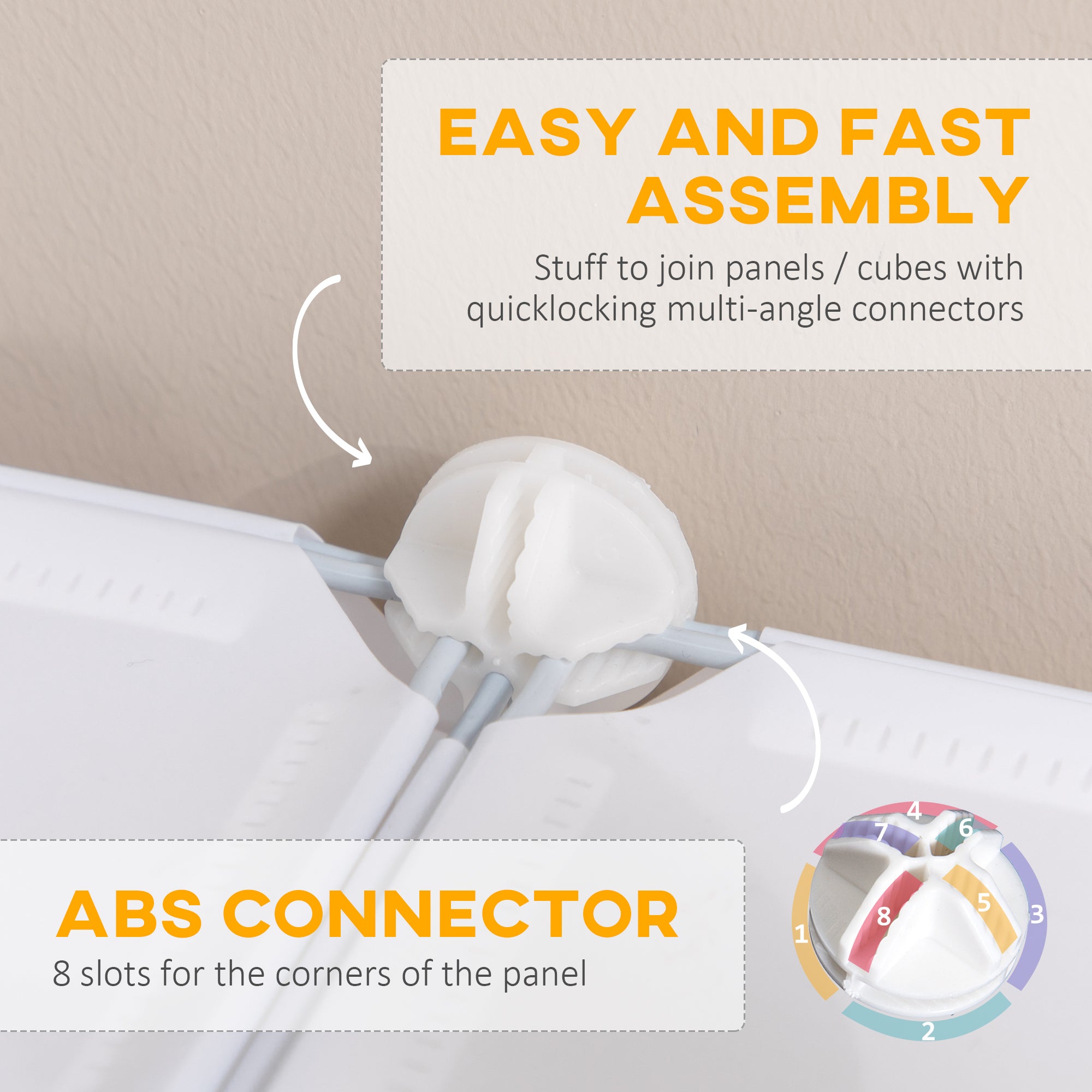 Shoe Cabinet Shelf, Storage Boxes, Plastic and Steel, White