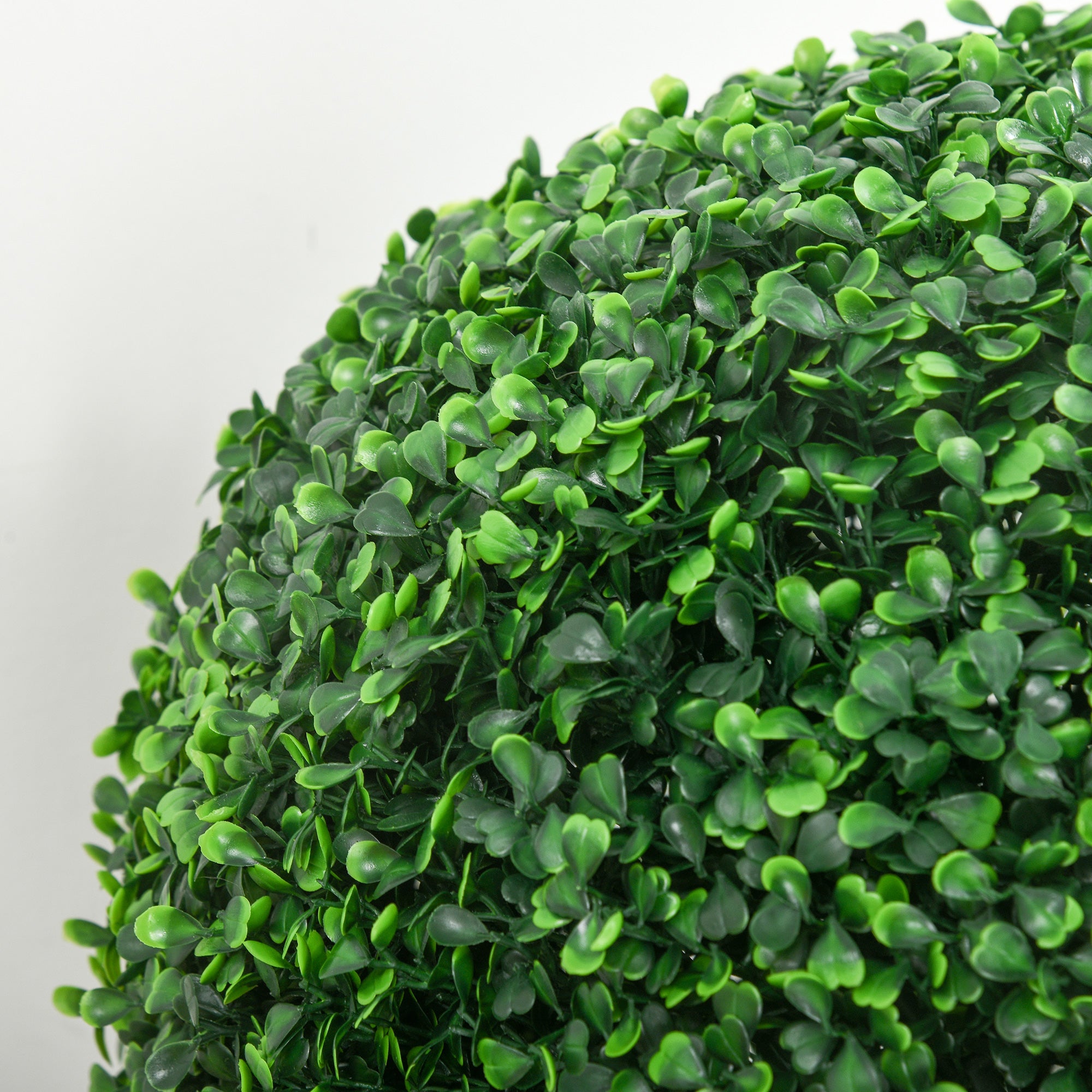 Boxwood Ball Set 2 Artificial Plants UV Protection Indoor/Outdoor, Green