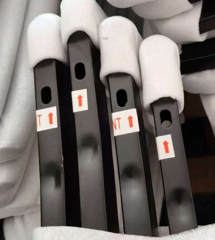 Dining Chairs Set of 4 Modern Armchairs Black Faux Leather