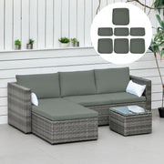 Replacement Seat Cushion Cover for Garden Rattan Patio Furniture