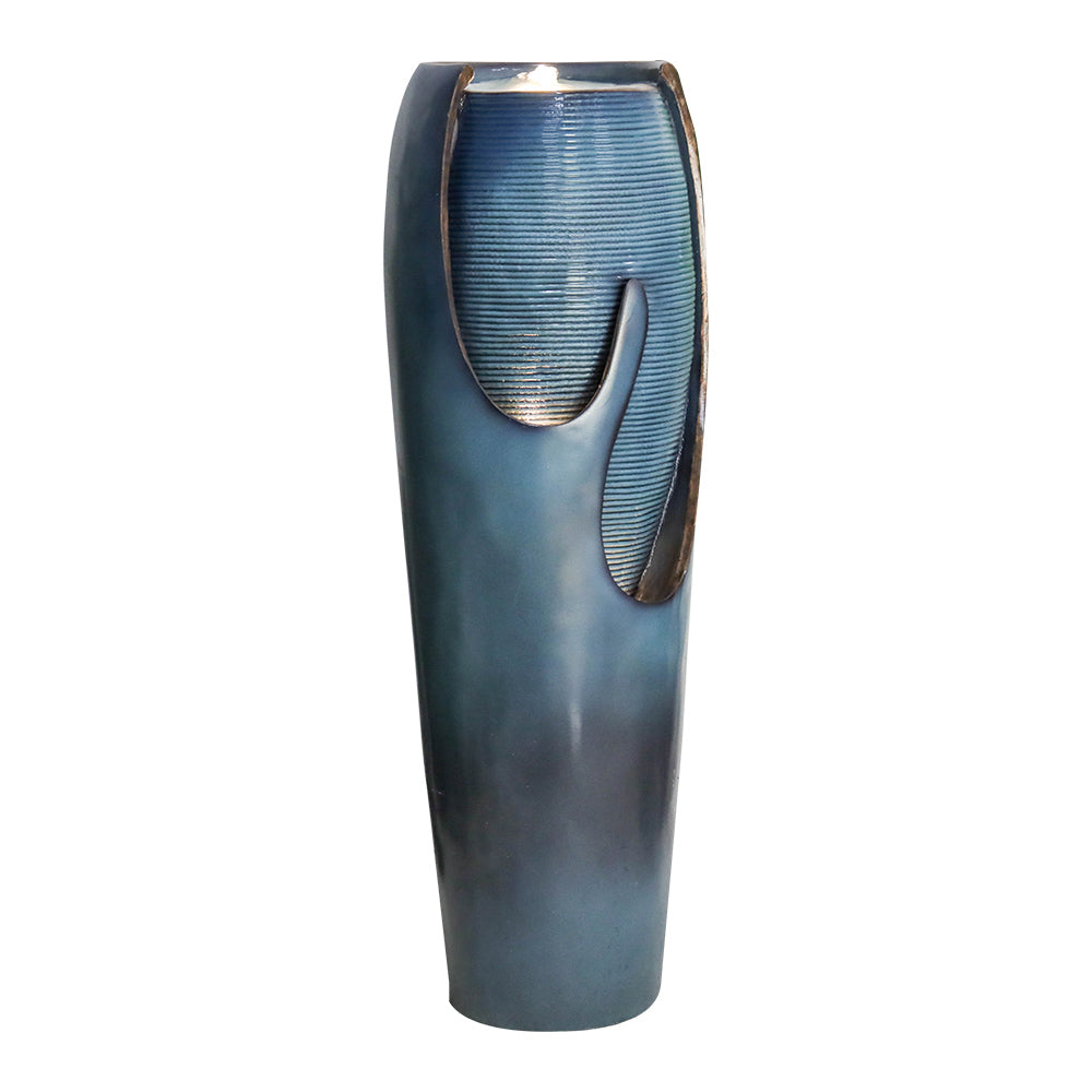 Glass Water Fountain, 98 cm high, for Indoor and Outdoor Decoration