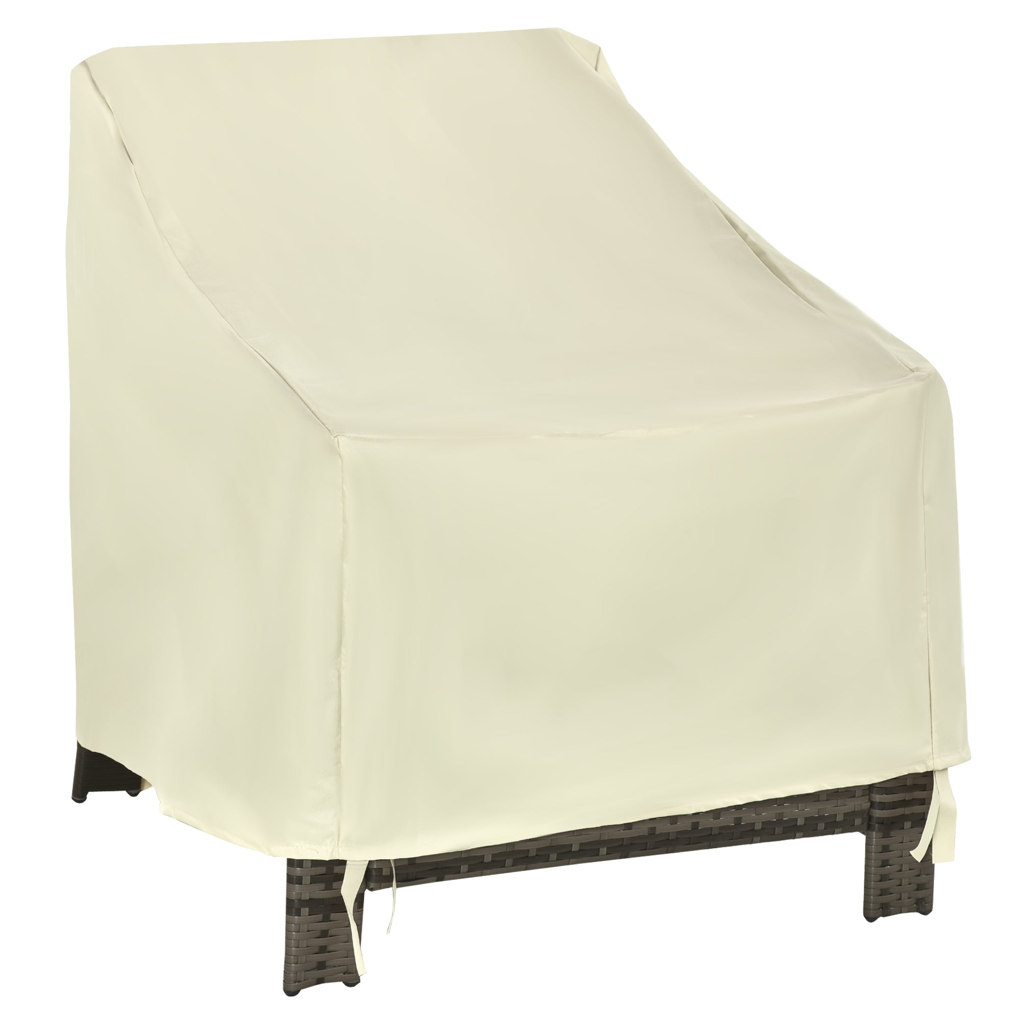 Single Chair Furniture Cover Waterproof Outdoor Protector 600D Oxford Cloth