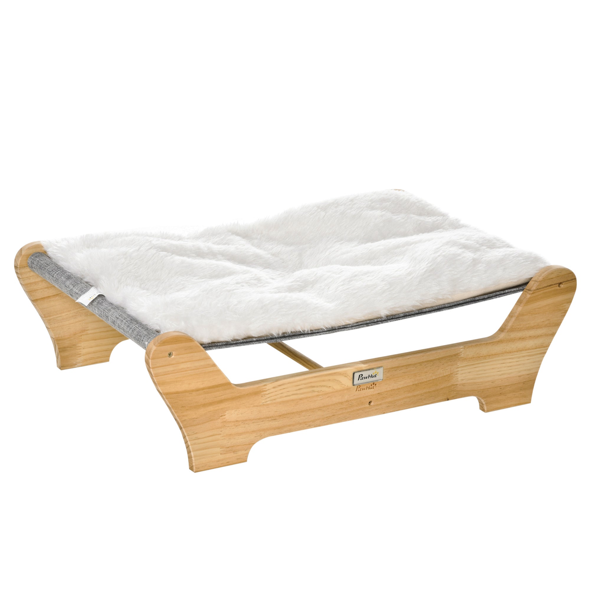 Cat Bed Hammock, Raised Cat Nest, Soft Pinewood