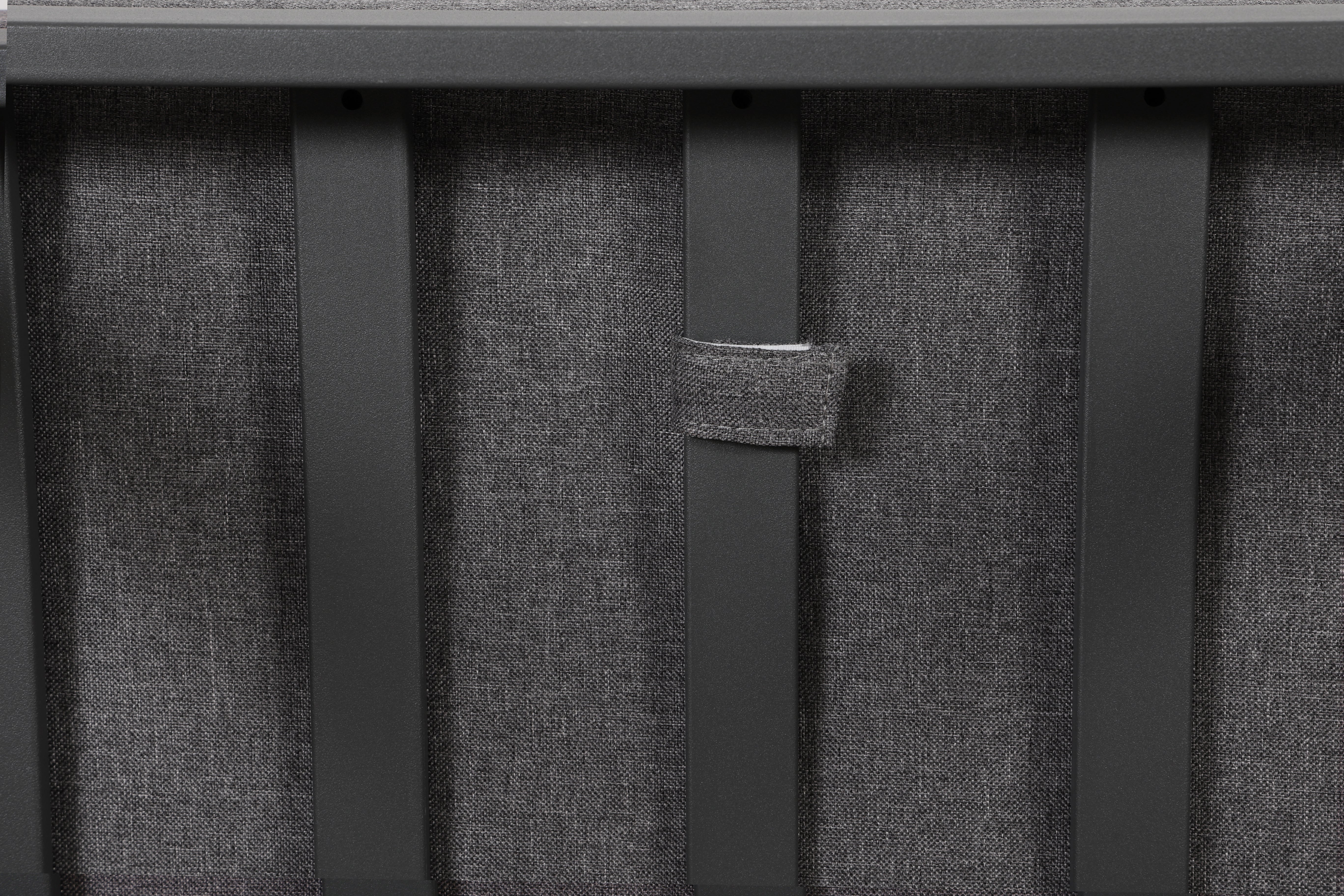 Garden Lounge Set 2 Sofas 2 Footstools - Adjustable