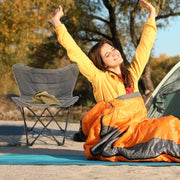 Foldable Camping Chair 120kg Load Capacity, Portable, with Armrests