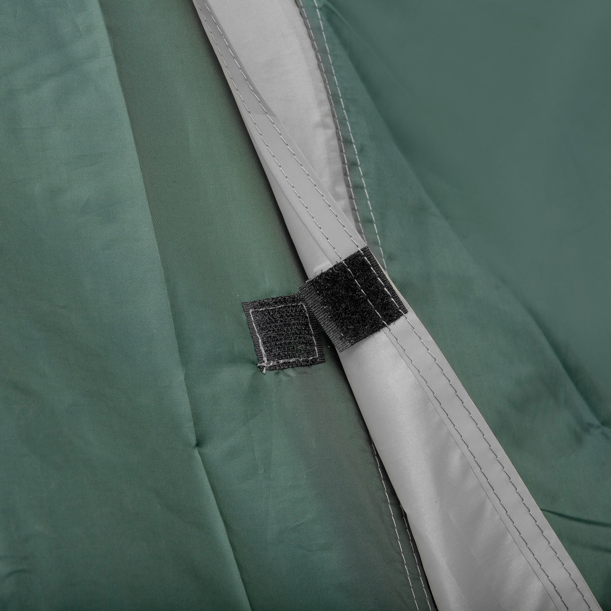 Tent 2 Person Camping Dome, Polyester Gray