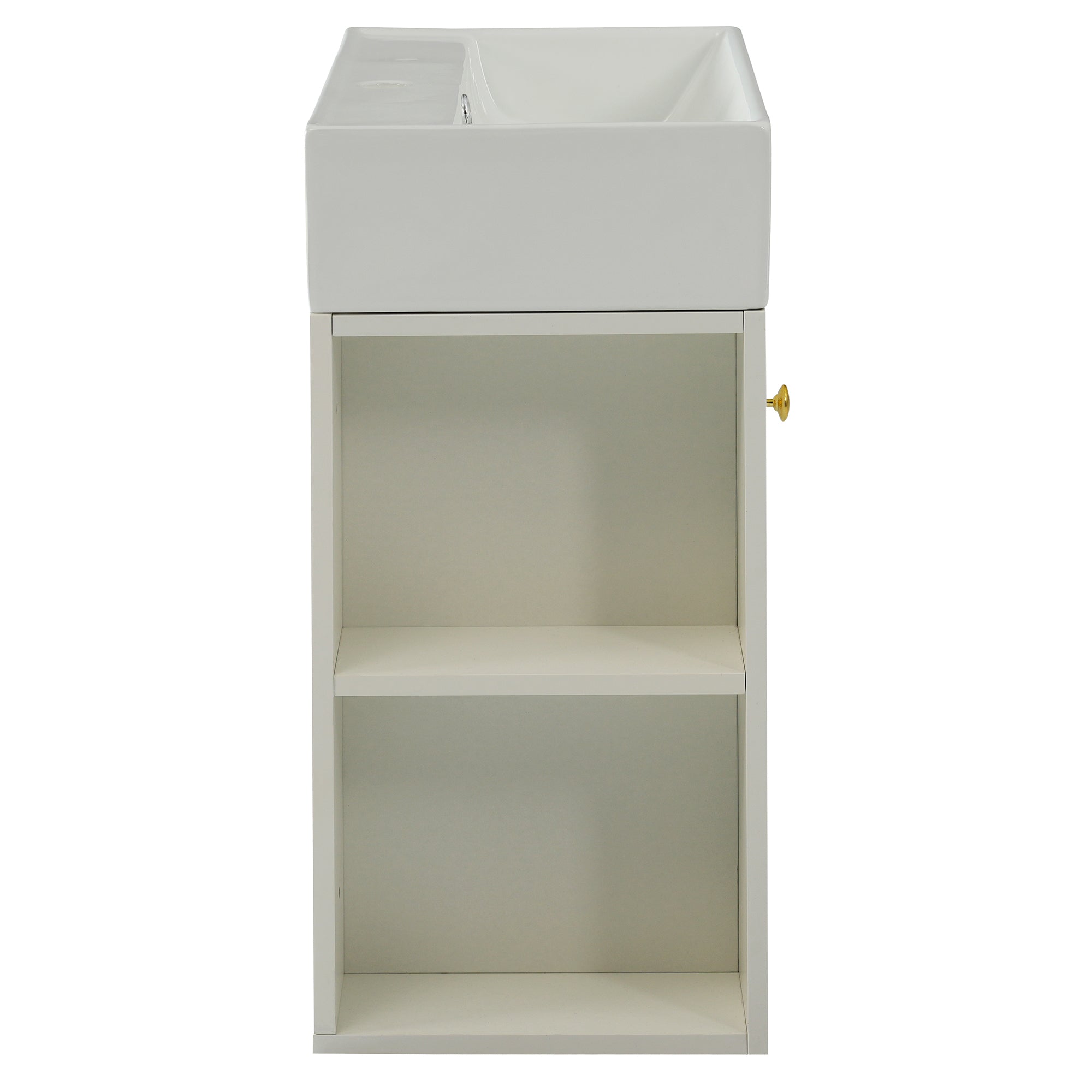 Bathroom Furniture Washbasin with Vanity Unit 55cm, Hanging White