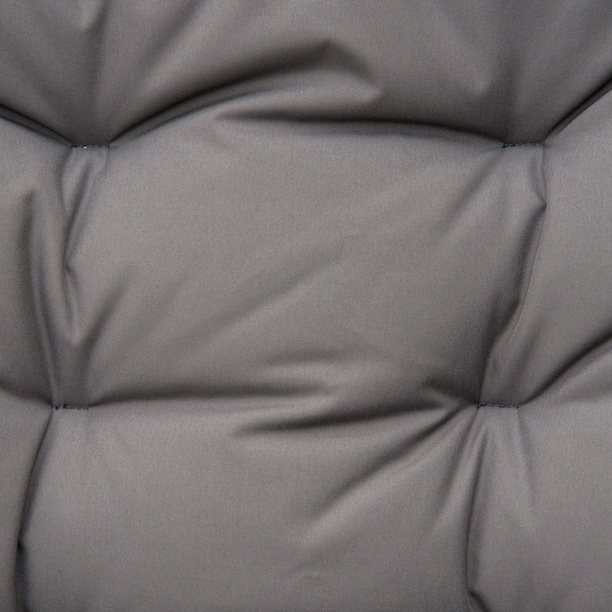 Camping Chair Foldable, Adjustable Backrest, Metal, Oxford, Gray