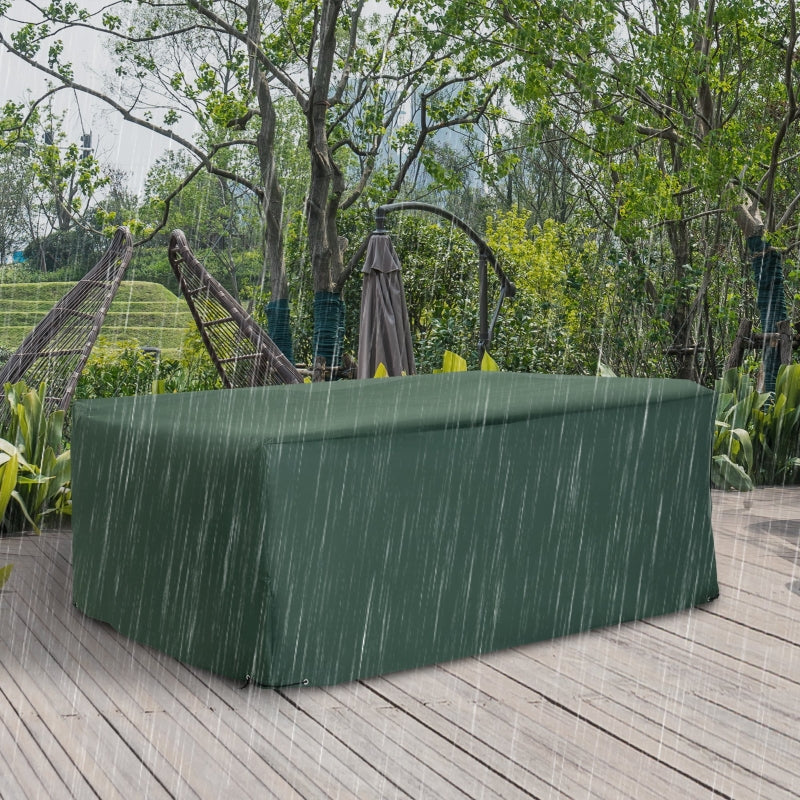 Protective Cover 210x140x80cm Garden Furniture 600D Oxford Fabric, Green