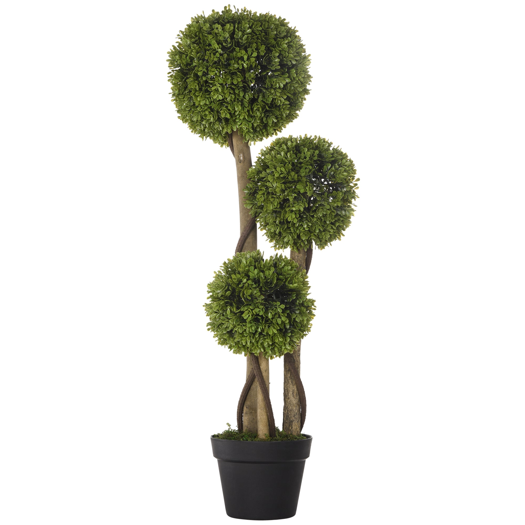 Artificial Boxwood Tree 90 cm UV Protection, Light Green
