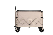 Beach Wagon, Collapsible 220lbs, Heavy Duty 300L, All-Terrain Beach Wheels, Beige