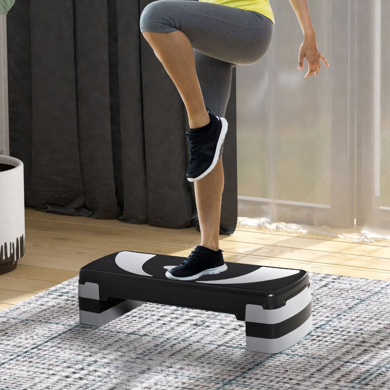 Step Board Aerobic Stepper, Height Adjustable, Fitness, 80x31 cm