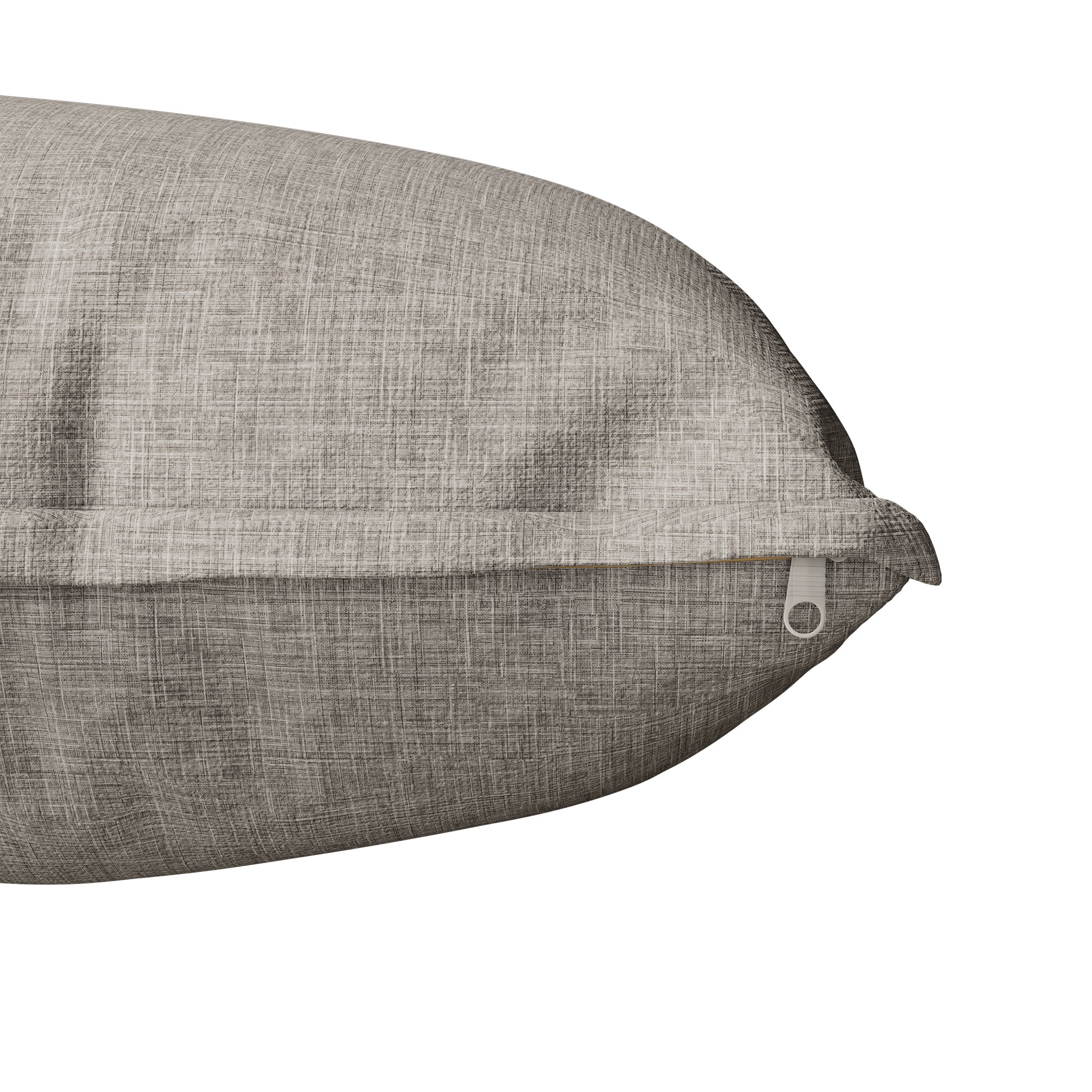 Garden lounge set sofa-table set for 4 with galvanized iron frame, tempered glass top, adjustable legs, grey