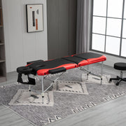 Massage Table Foldable Height-Adjustable 215x60cm Aluminum & Foam