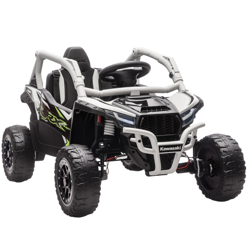 Electric Off-Road Vehicle for Children with Remote Control and LED Lights, Grey