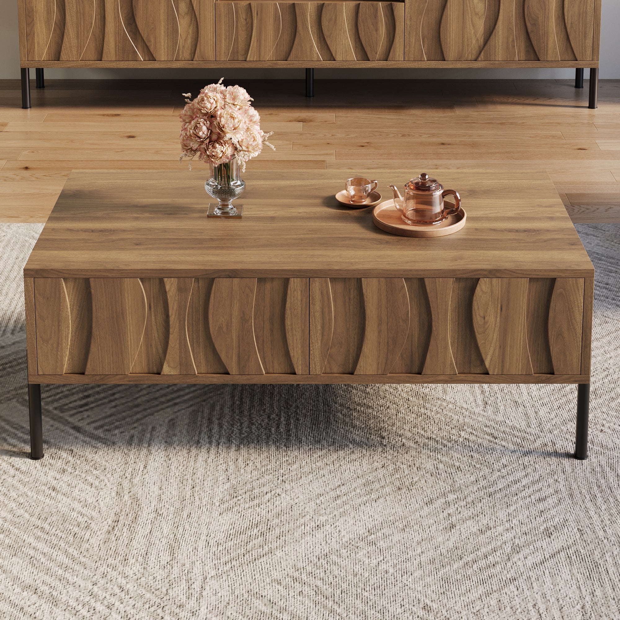 Coffee Table Modern Retro Style 105x55x41 cm