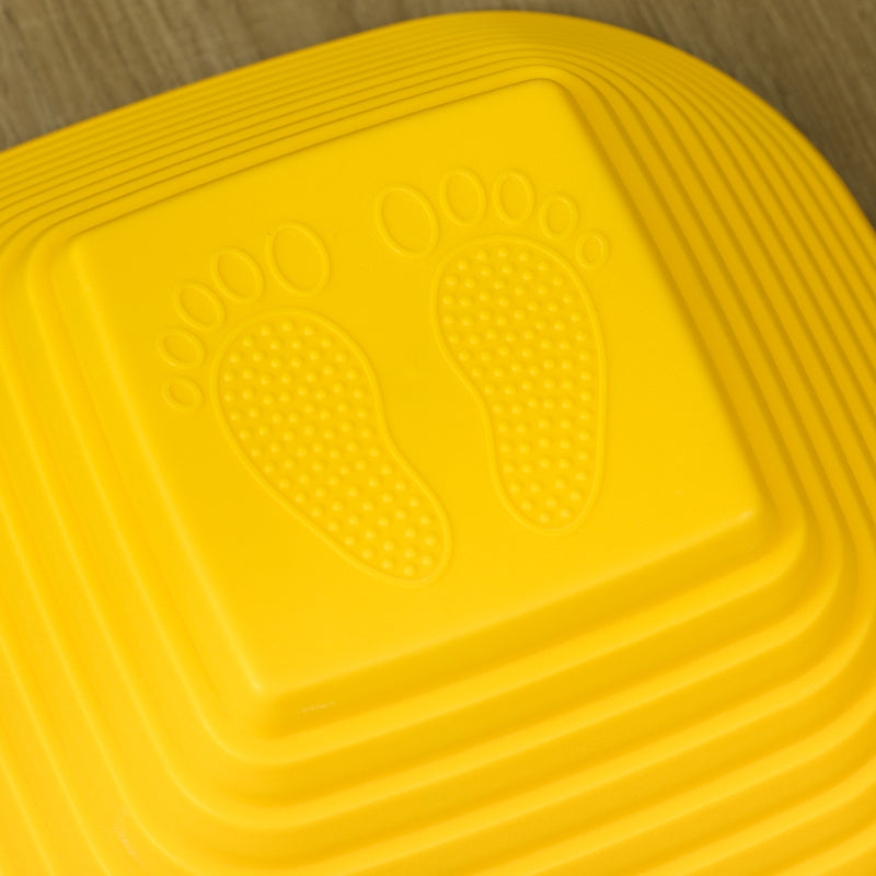 AIYAPLAY River Stones, 6 Piece Square Balancing Stackable Non Slip, Colorful