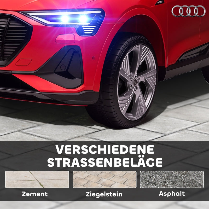 Children's Electric Car with Remote Control and Music Function, Red