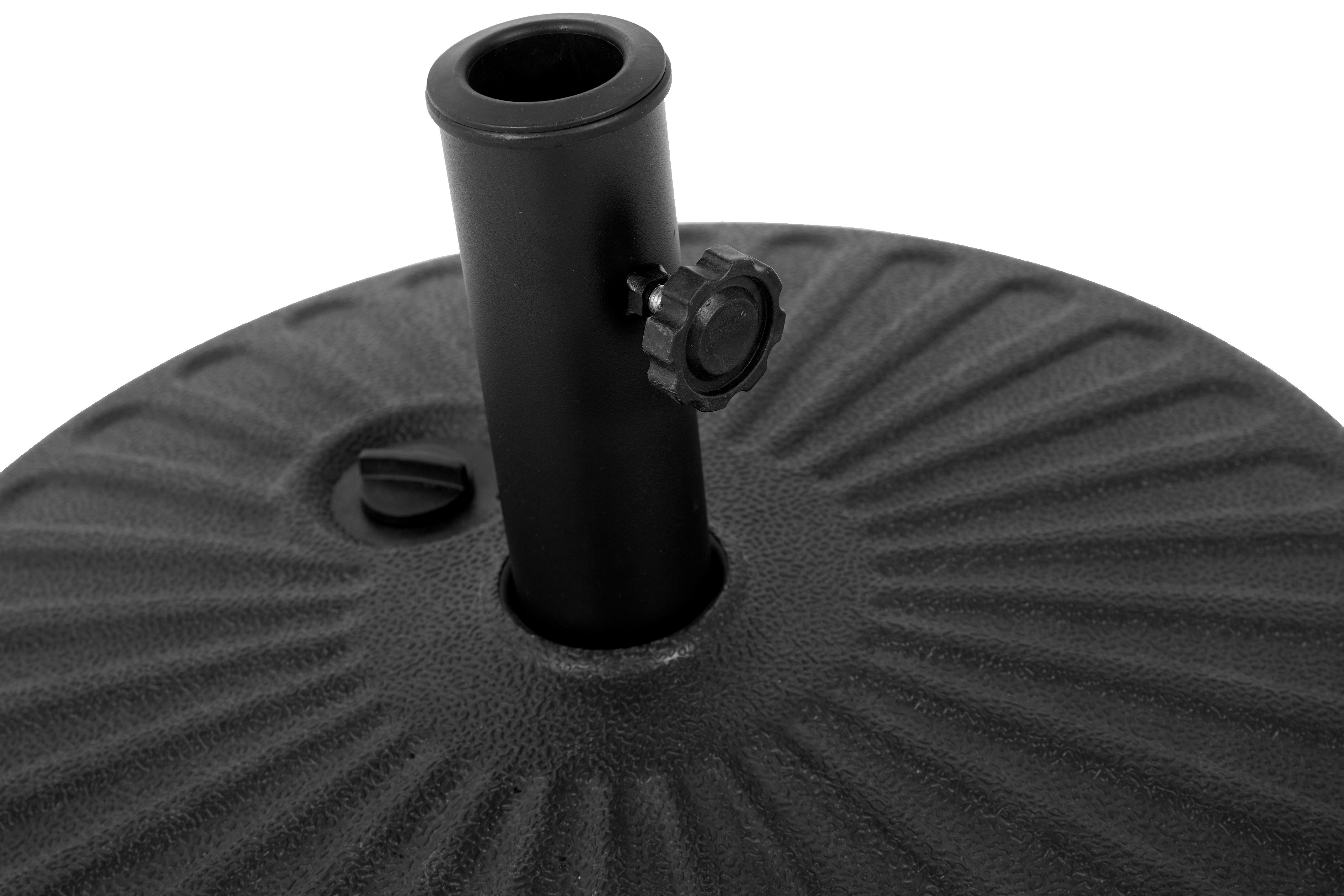 Umbrella Base, Water/Sand Filled Round, Black