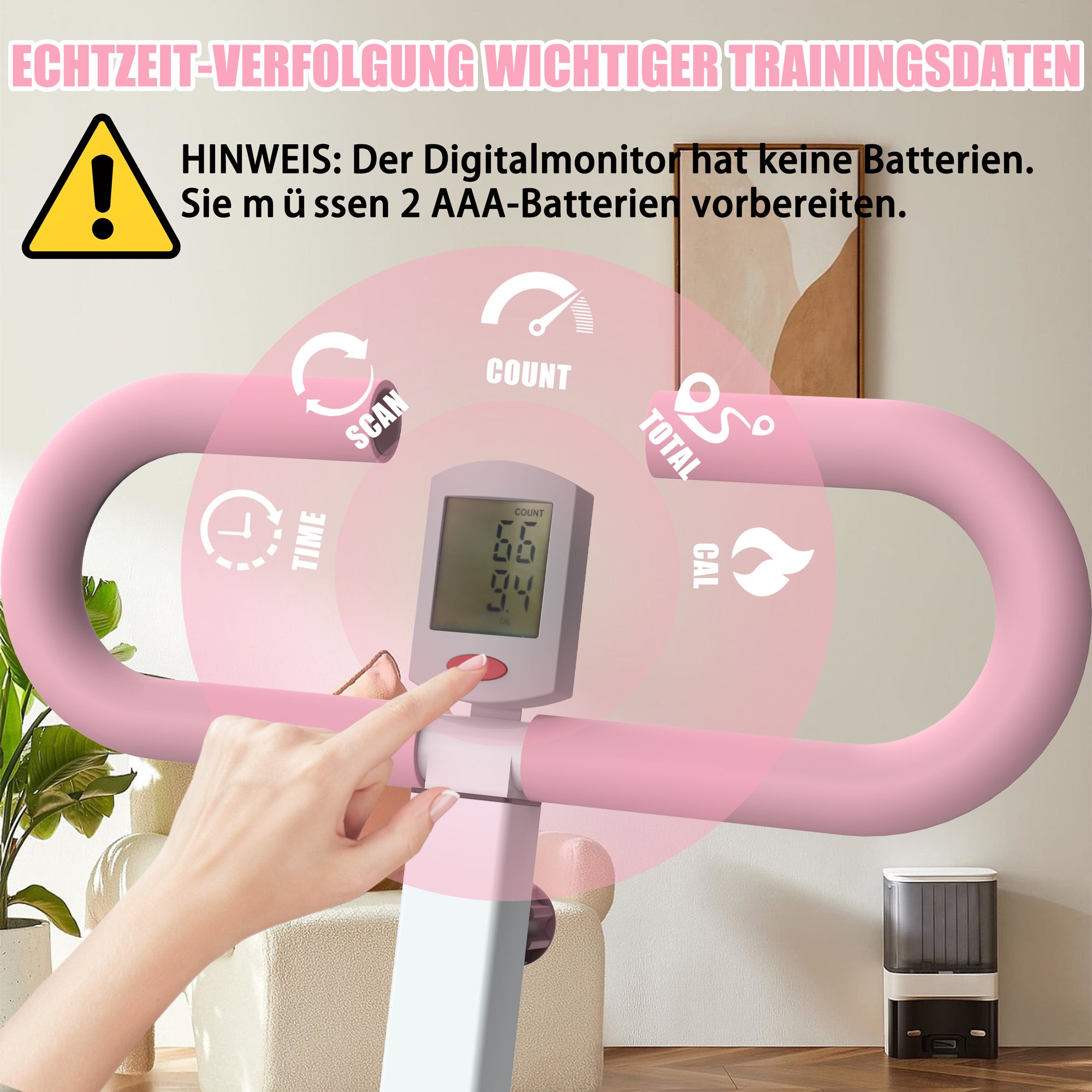 Squat Machine Foldable Glute Trainer Resistance Bands Home Use