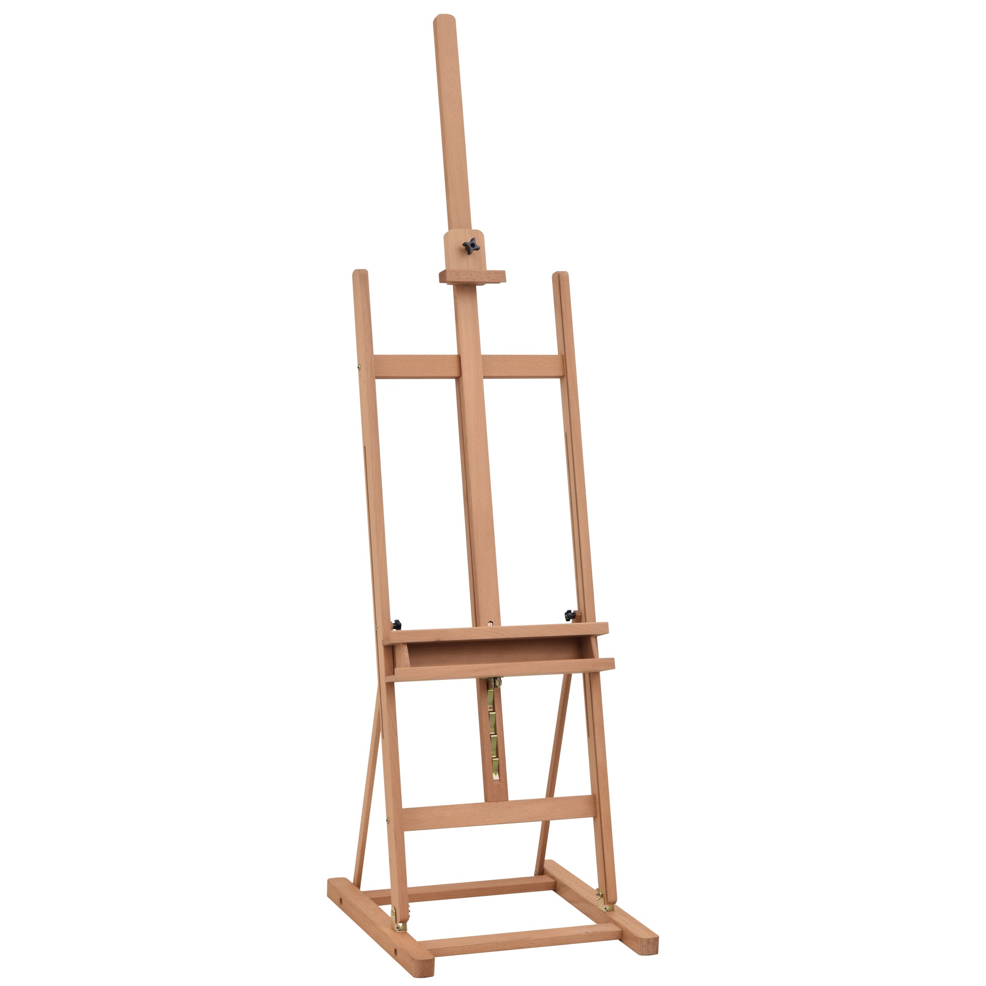 Vinsetto Easel, Adjustable with Storage, Beechwood