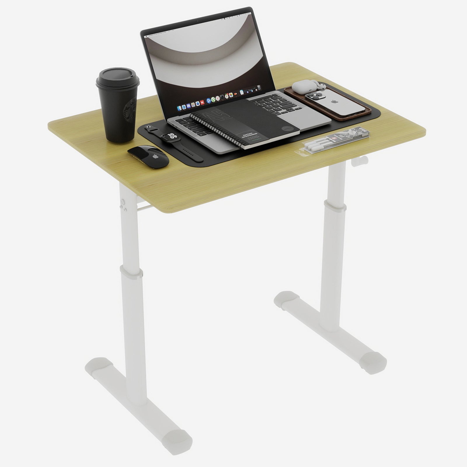Adjustable Study Desk, Height-Adjustable Multi-Purpose Compact Design