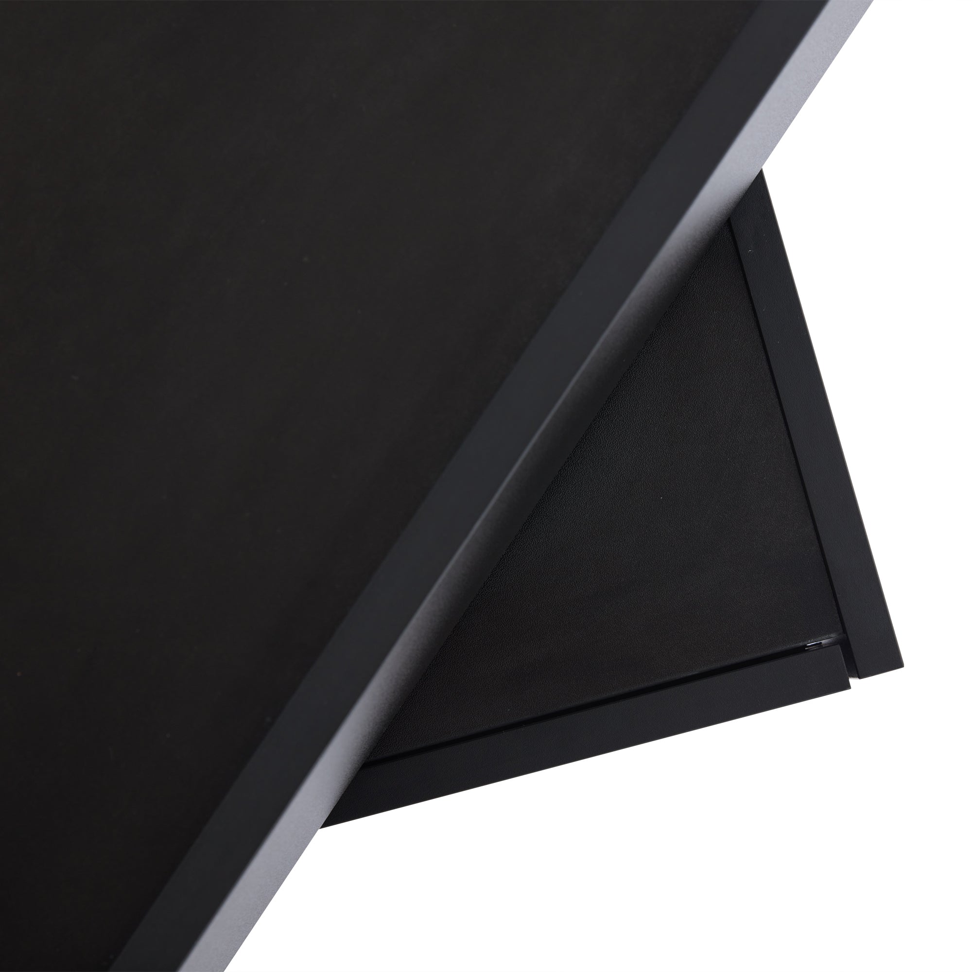 Coffee Table 360° Rotatable with 2 Shelves and Storage, Black