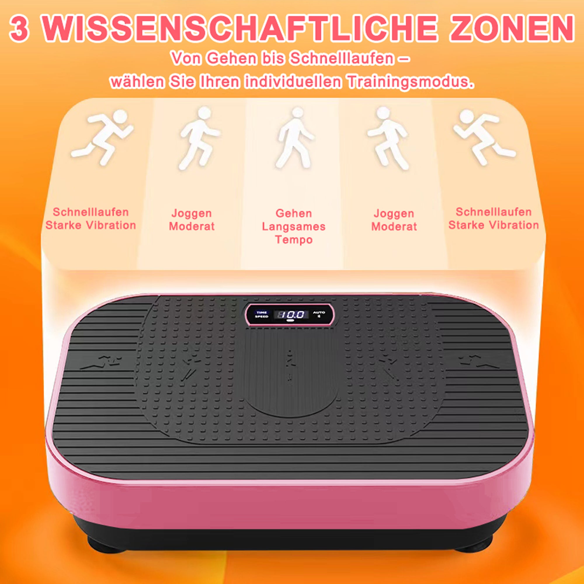 Vibration Plate Fitness Platform, Full Body Workout, BT Music, Home Gym Device