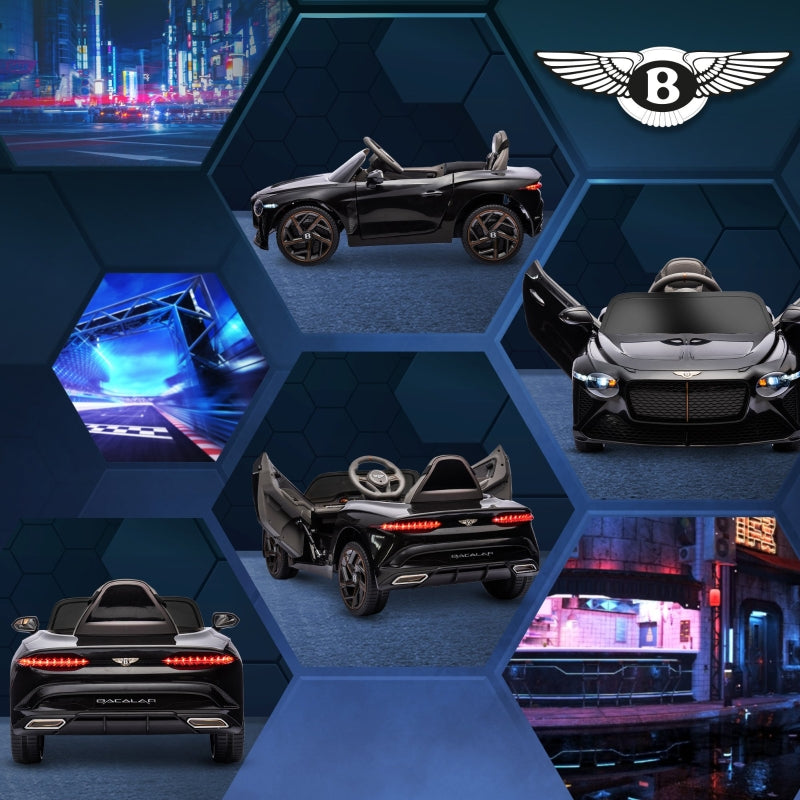 Bentley Bacalar 12V Electric Car with Remote Control, Black