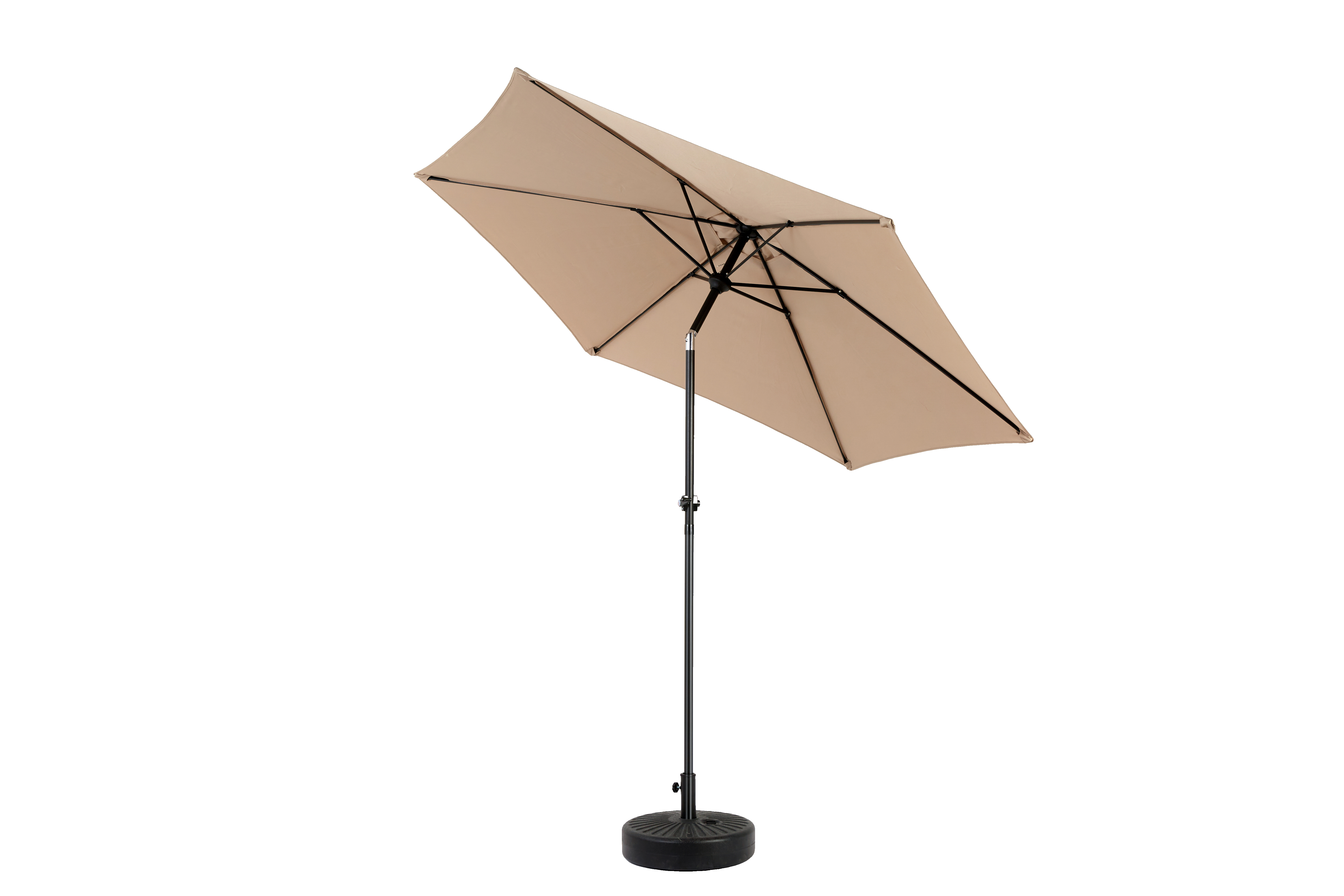 9 Ft Double Sided Outdoor Umbrella, Rectangular Large with Crank, Khaki