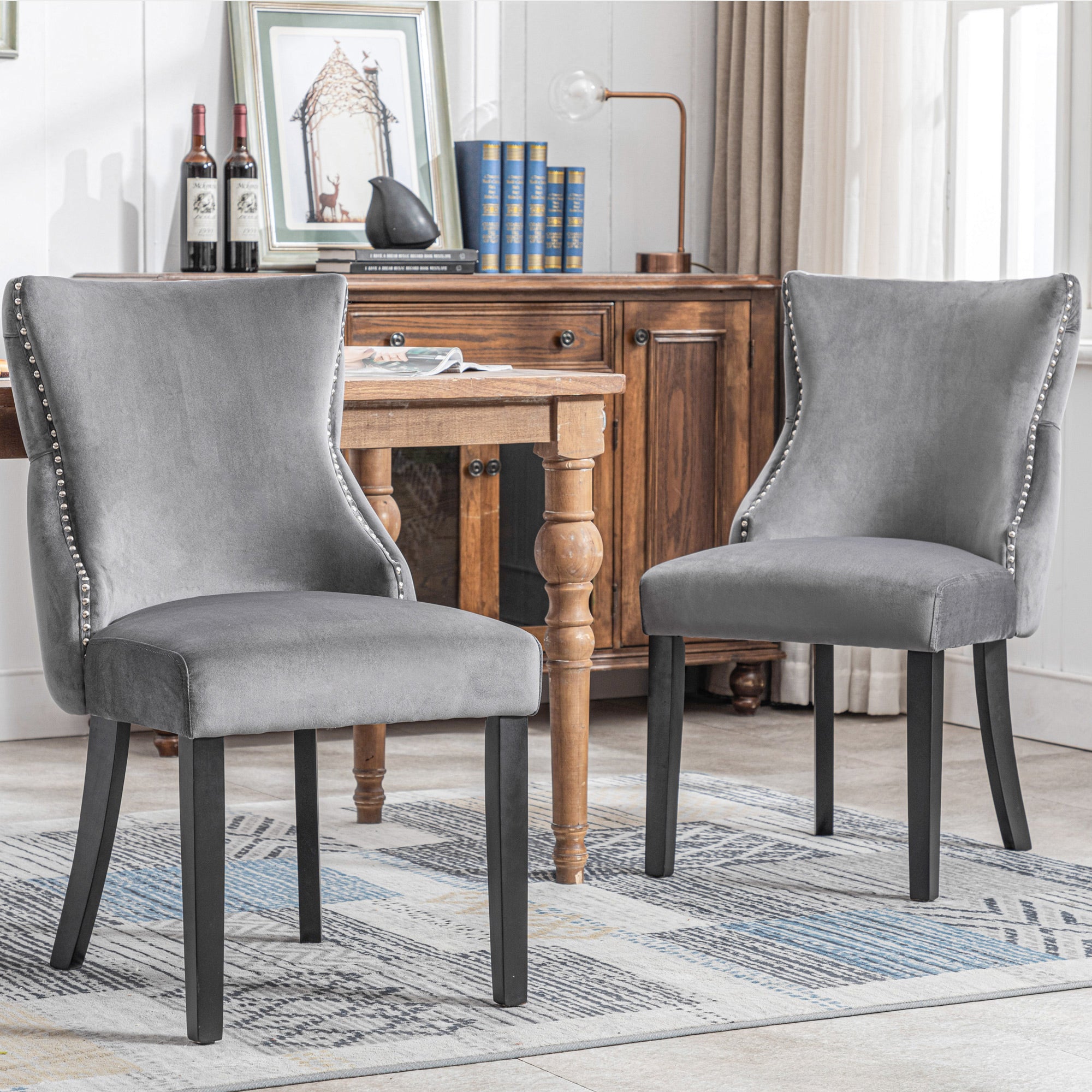 Button Dining Chair (set of 2)