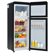 Retro Refrigerator, Fridge-Freezer, 105.5cm High, 92 Liter, Two-Door