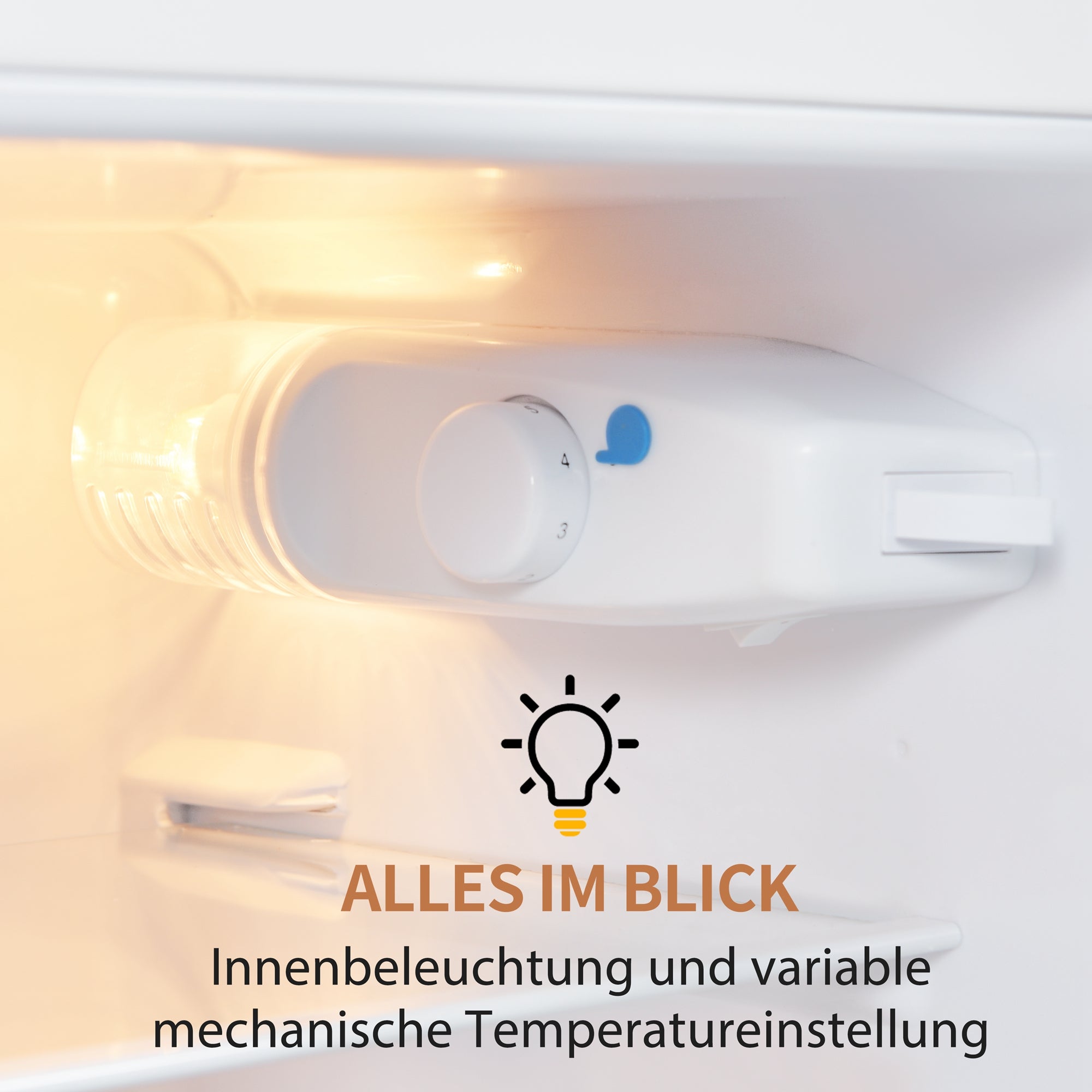 Retro Refrigerator, Fridge-Freezer, 105.5cm High, 92 Liter, Two-Door