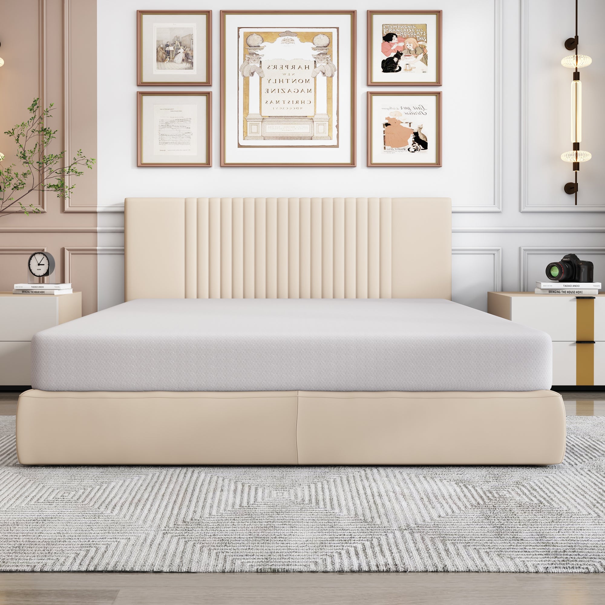 Comfortable mattress, anti-slip, Oeko-Tex certified, ergonomic, breathable, durable, firmness H3, 140x200cm