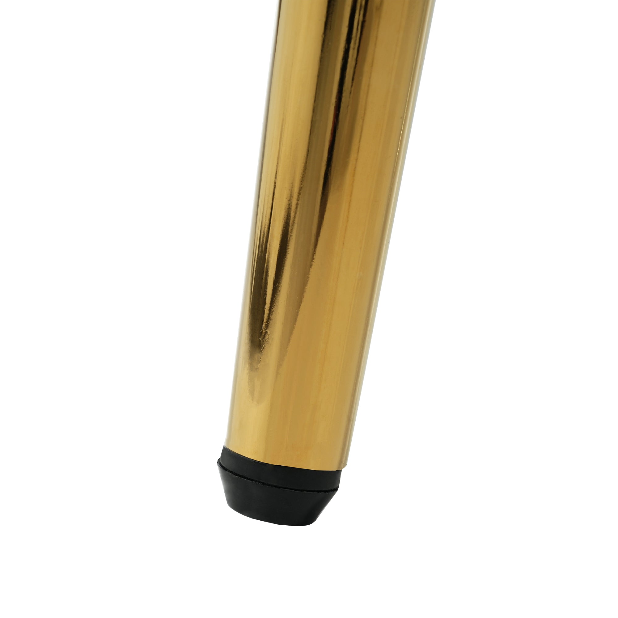 Luxury Velvet Chair, Modern Dining Accent Makeup Chair Gold-Plated Iron Legs, Beige