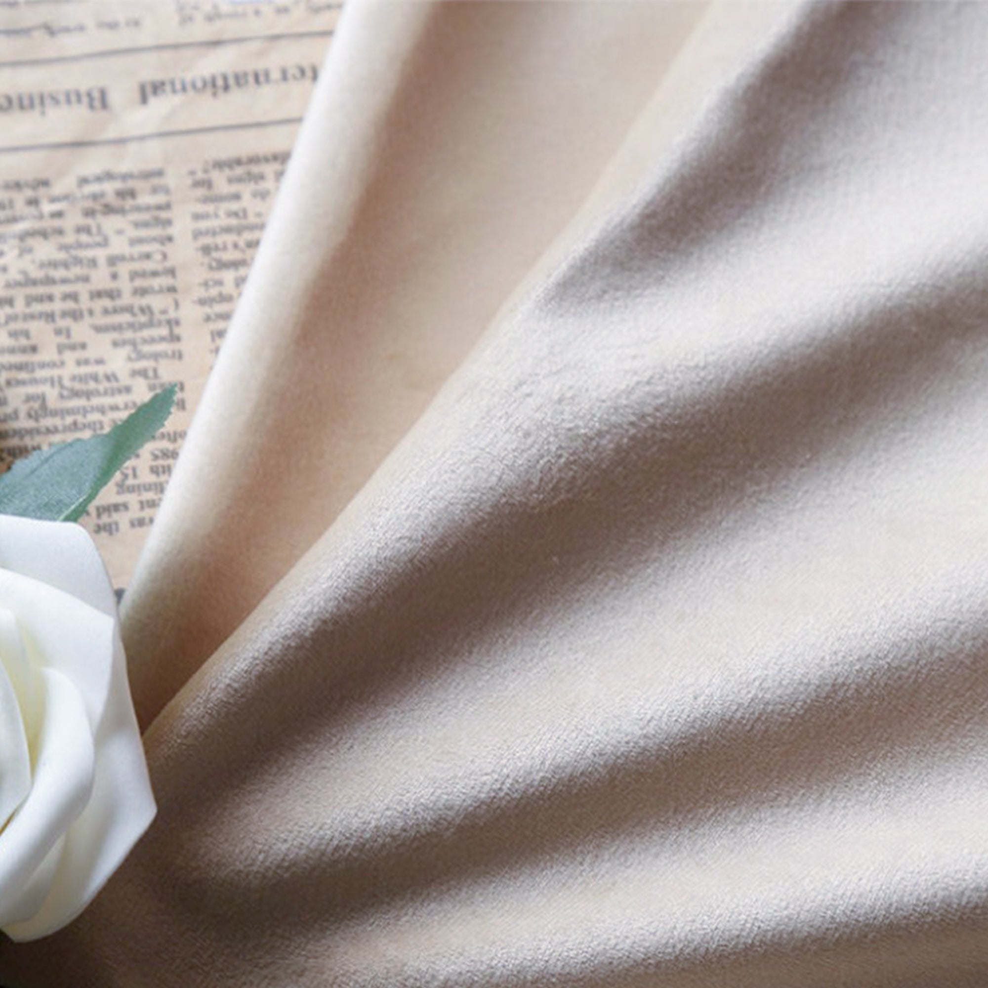 Upholstered Bed Sofa, 140x200 Multifunctional with Slatted Frame, Beige Velvet