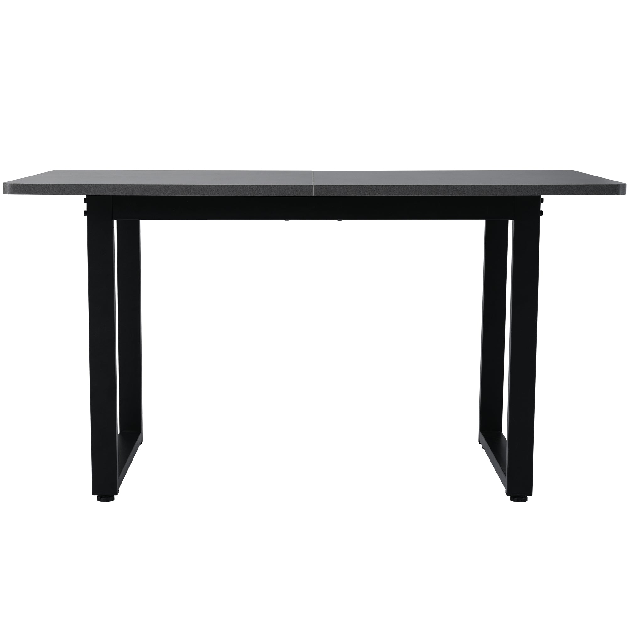 Dining Table Industrial Style Rectangular Iron - Grey