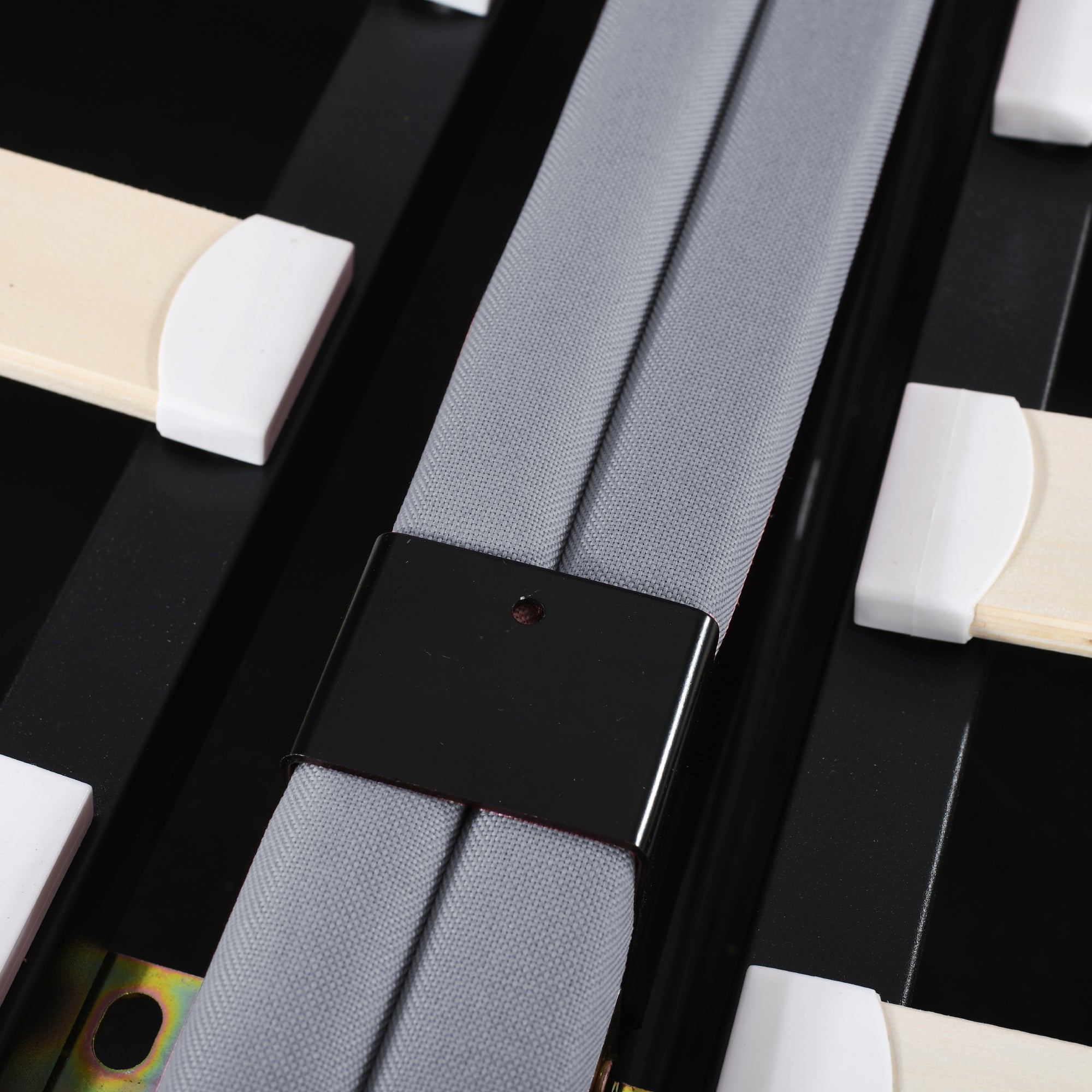 Upholstered Bed, 180x200 cm Hydraulic Storage, Linen Grey