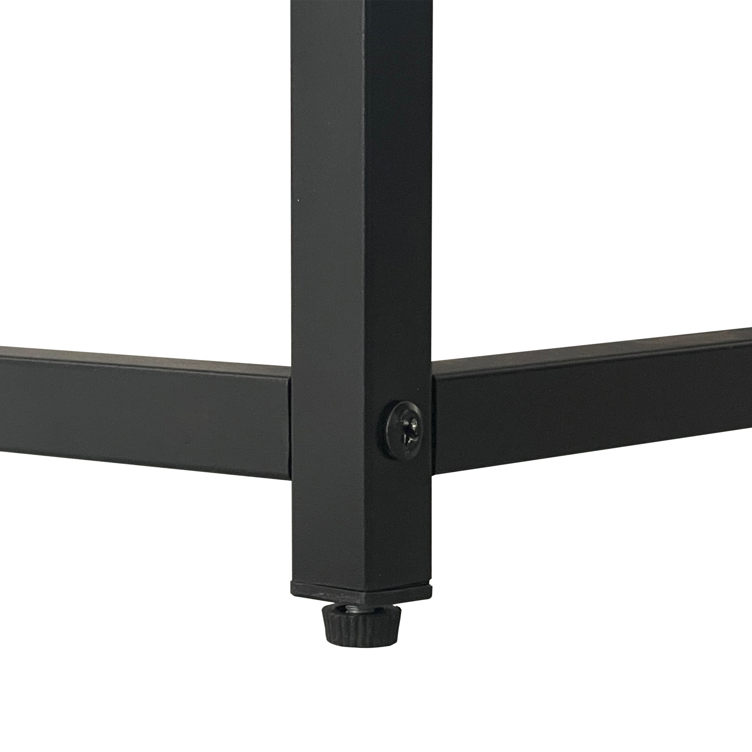 Modern Sideboard Chest of Drawers with 2 Doors, Standing Storage Cabinet, Metal Handles and Frame Legs